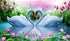 White Swans Love DIY Diamond Painting